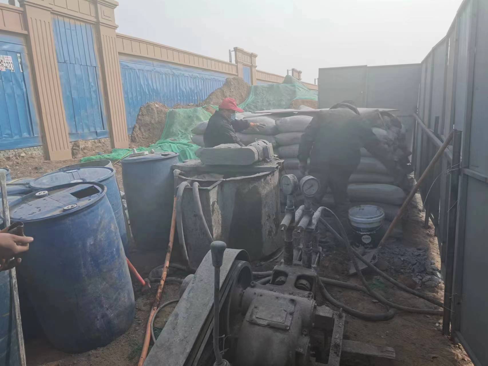 信州地基沉降注浆加固